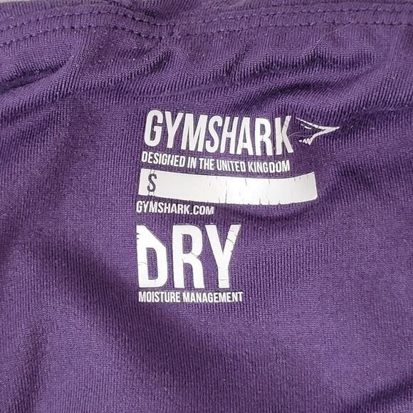 Gymshark Grape Purple Dry Moisture Management Mid Rise Leggings Size S - Picture 7 of 9